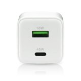 Charger 1 x USB Quick Charge 4.0, 1 x USB-C 45W white #4