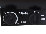 NEO TOOLS 90-066 Elektrisk varmeapparat Rustfrit stl 3000 W Sort #3