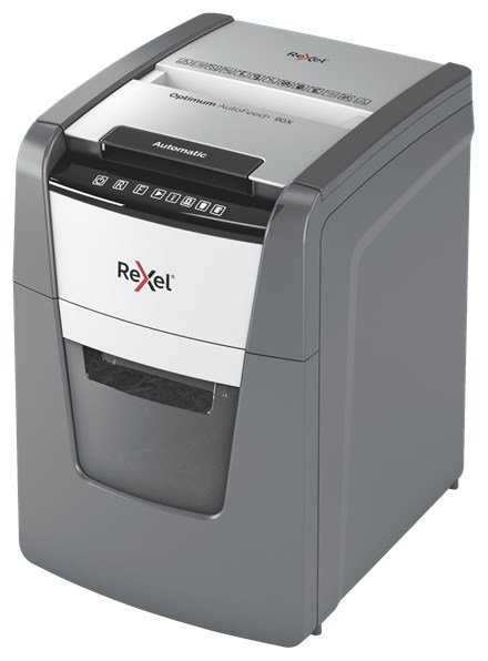 Rexel AutoFeed+ 90X papirmakulator Krydsmakulering 55 dB Sort, Gr #2