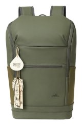 Rivacase Eden rygs�k Rejserygs�k Oliven PU-l�der, Polyester, Genanvendt polyethylenterephthalat (rPET) #23