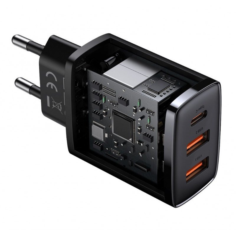 Baseus CCXJ-E01 oplader til mobil enhed Smartphone, SmartWatch, Tablet Sort Vekselstrm Hurtig opladning Indendrs #4