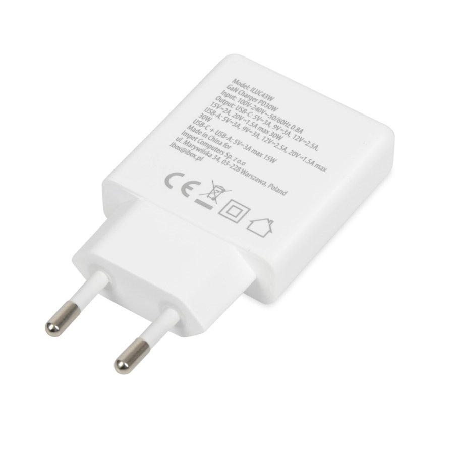 iBox ILUC43W oplader til mobil enhed Universel Hvid Vekselstrm Indendrs #10