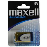 Maxell Alkaline Engangsbatteri 9V #1