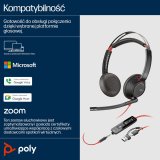 HP Poly Blackwire 5220 Stereo USB-C Headset +3.5mm Plug +USB-C/A Adapter #7