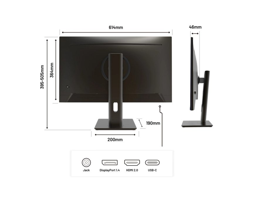 JAPANNEXT JN-IPS27FHDR-C65W-HSP computersk�rm 68,6 cm (27
