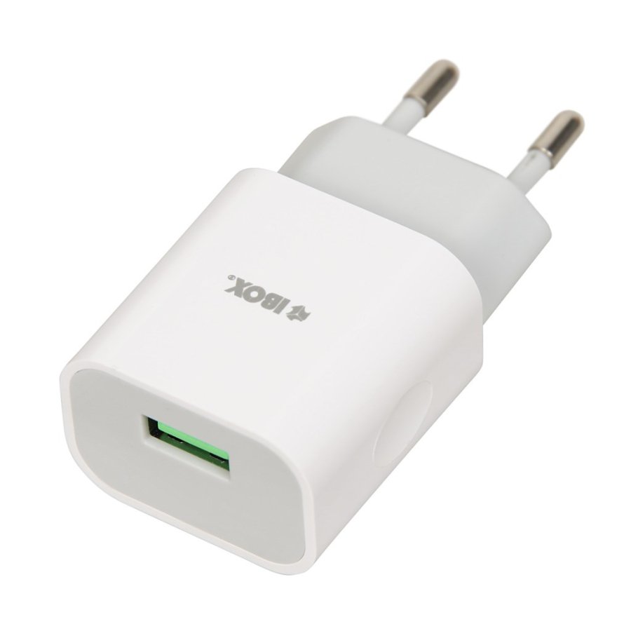 Netoplader iBOX C-41 USB 2A, 1 USB-port, microUSB-kabel, Hvid #5