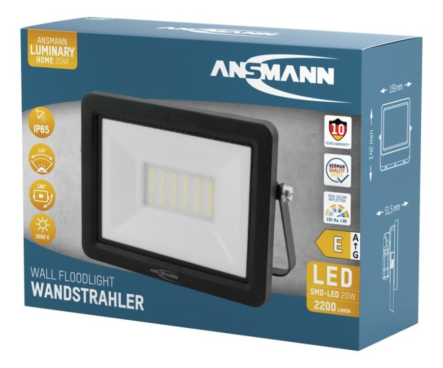 Ansmann WFL20W Sort LED 20 W #7