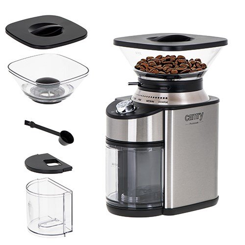 Camry Premium CR 4443 kaffemlle 200 W Sort, Rustfrit stl #7