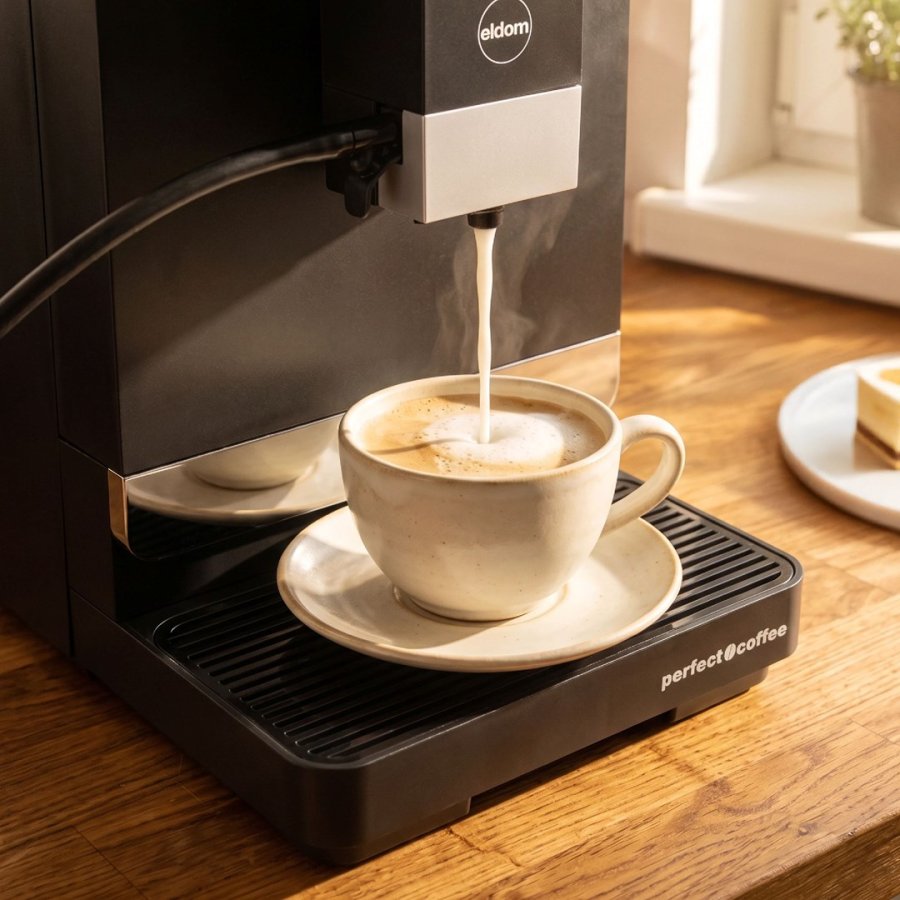 ELDOM ECA10 AUTOMATISK TRYKKAFFEMASKINE 7 PROGRAMMER #7