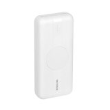 Powerbank RIVACASE 20000 mAh USB-C 20W + Qi 10W hvid (1x USB-C PD 20W, 2 USB-A QC 3.0 18W), hvid #1