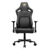 COUGAR CGR-DFL-GLB PC gamingstol Polstret vatteret s�de Sort, Guld #6