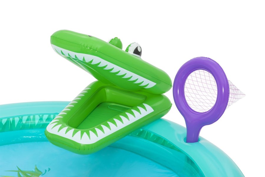Bestway Oppustelig Pool Krokodille Legepark 224x181x72 cm +2 r Have 53166 #18
