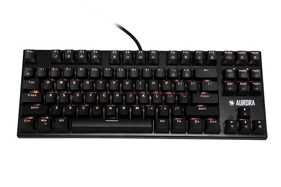 iBox IKGMK2R tastatur Spil USB QWERTY US engelsk Sort #14
