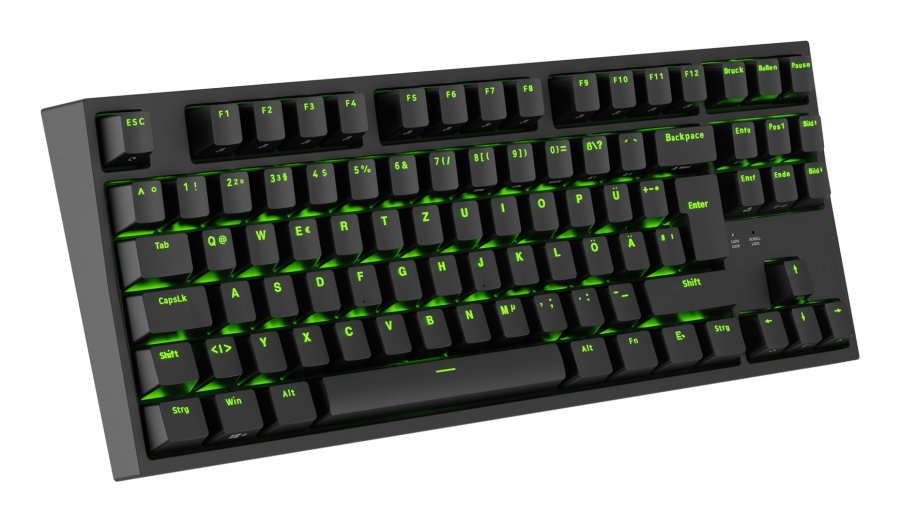 GENESIS Thor 404 TKL tastatur Spil USB QWERTZ Tysk Sort #13