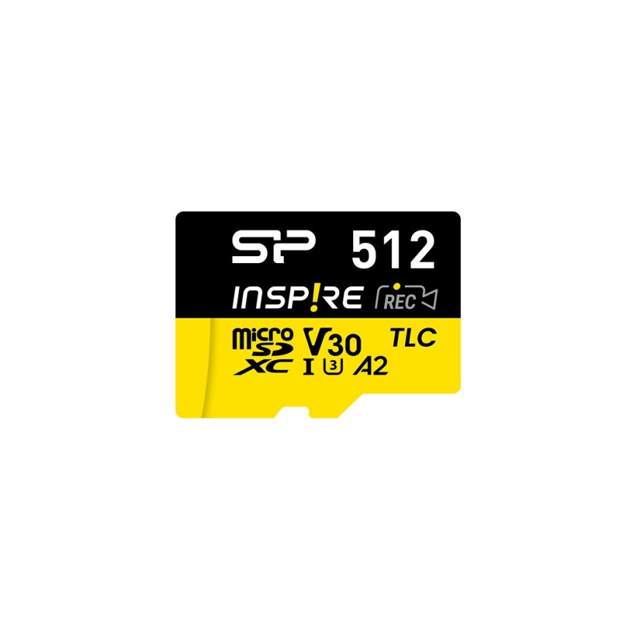 Hukommelseskort Silicon Power Inspire 512 GB MicroSDXC V30 UHS-I U3 A2 4K + adapteren (SP512GBSTXLA2V1NSP) #1