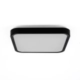 Plafond V-TAC VT-8630S overflademonteret 36W LED IP44 42x42cm bevgelsesdetektor 4000K 3820lm (SKU 76741) Sort #1