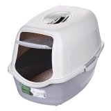 DIAMENTIQ BAYA white/light grey -  kattebakke - 55,5 x 40 x 38,7 cm #12