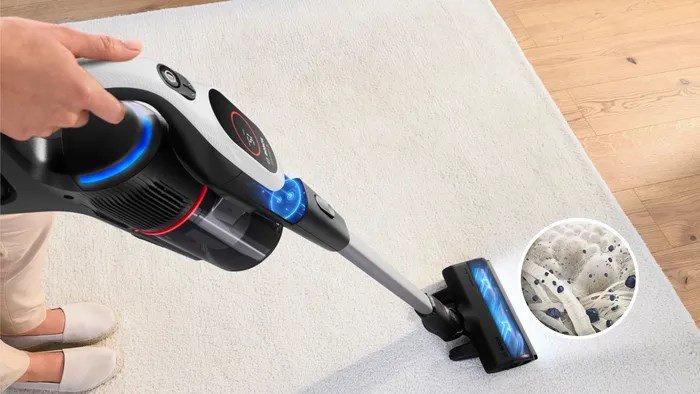 Bosch BCS931WBA stav st�vsuger & elektrisk kost Stick vakuum Batteri Dry HEPA Posel�s 0,4 L Hvid 3 At #16