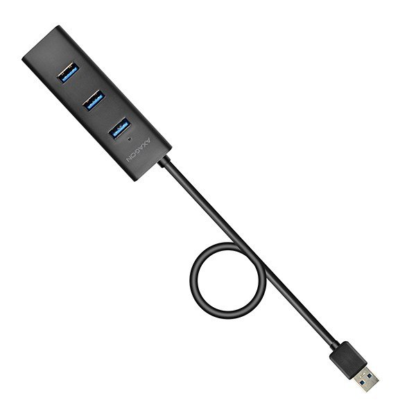 Axagon HUE-S2BL interface hub USB 3.2 Gen 1 (3.1 Gen 1) Type-A 5000 Mbit/s Sort #5