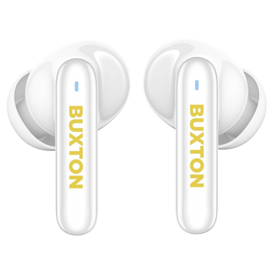 Buxton BTW 7200 White Tuya - Tr�dl�se in-ear-h�retelefoner med opladningsetui, hvide #3