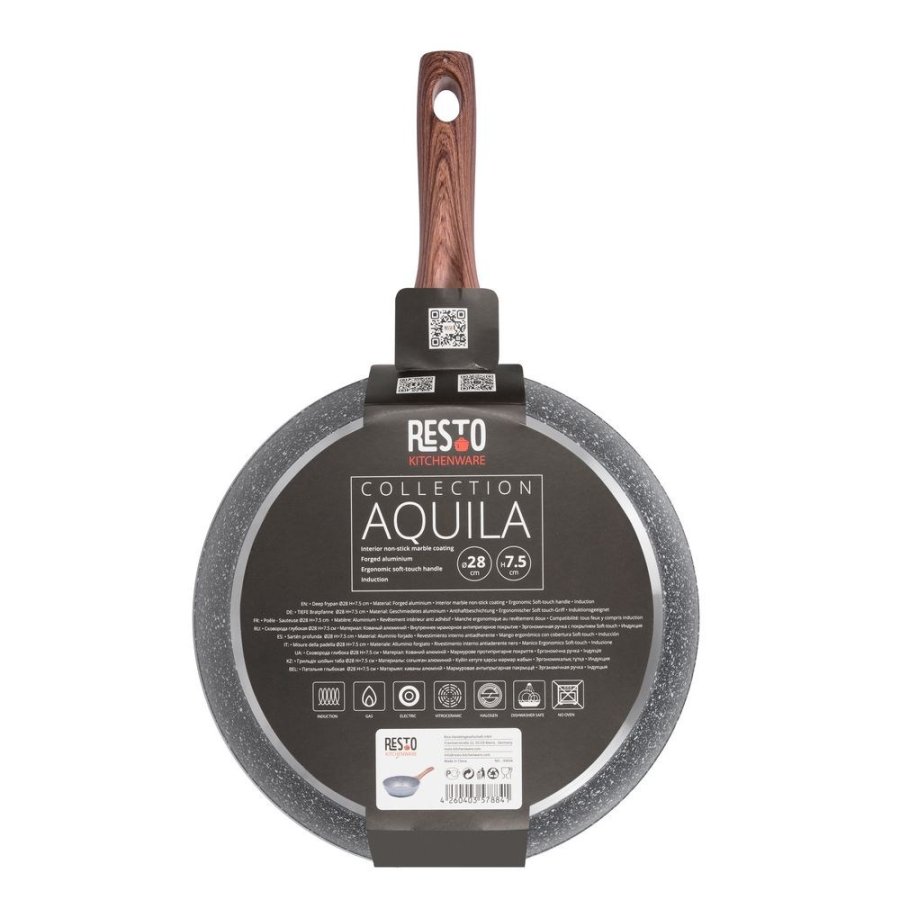 Resto Kitchenware Aquila Gryde til alle forml Rund #25