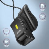 Axagon CRE-SM3SD USB Smart card & SD/microSD/SIM Flat smartcard lser Indendrs USB 2.0 Sort #3