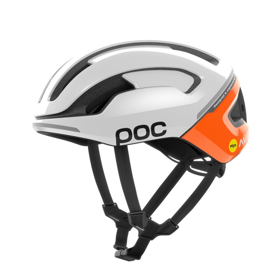 POC PC108688827SML1 sports hovedbekldning Orange, Hvid #4