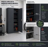 Iron Mate Garageskab Iron Mate Mars 185 x 90 x 45 Antracit Premium #7