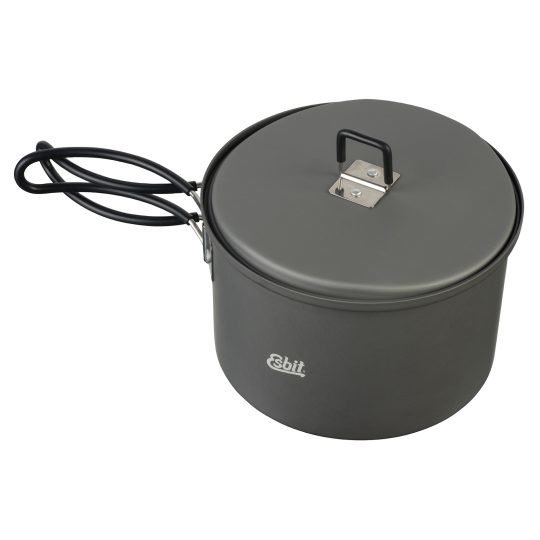 ESBIT Cookset with alcohol burner Pot 1,5 L Aluminium, Sort #4