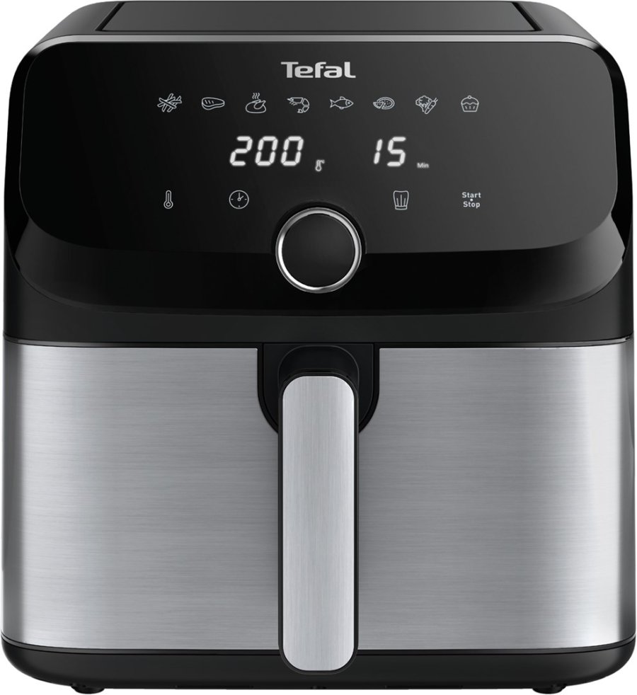 Tefal Easy Fry Mega EY855D10 frituregryde Enkelt 7,5 L Enkeltstende 2020 W Varmluftsteger Sort, Rustfrit stl #3