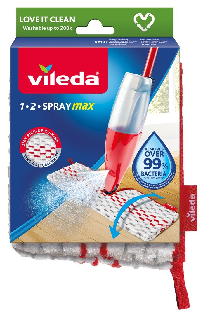 Gulvmoppe Vileda 1.2 Spray Max Hvid Rd Mikrofiber Plastik (1 Dele) #1