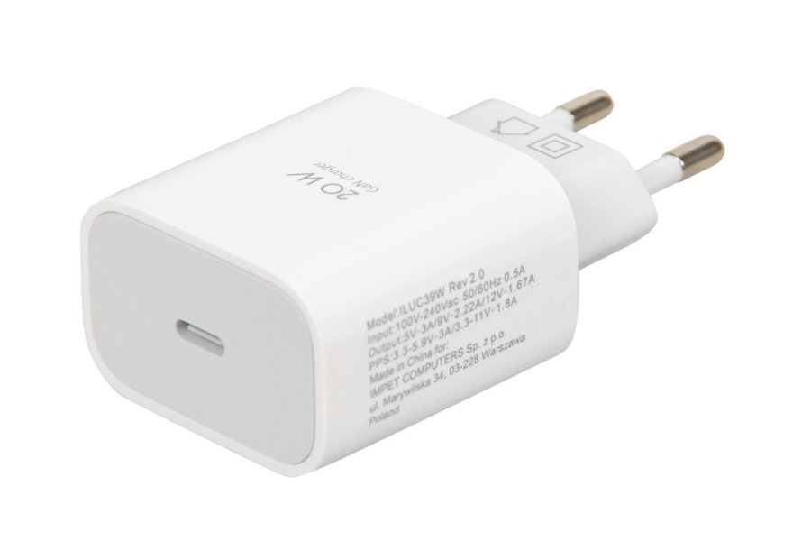 iBox ILUC39W oplader til mobil enhed Universel Hvid Vekselstrm Hurtig opladning Indendrs #14