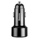 Baseus CCMLC20C-01 oplader til mobil enhed Universel Sort Cigartnder Hurtig opladning Automatisk #5