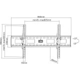 Manhattan 423830 tv-beslag 2,16 m (85