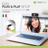 Techly I- -60T webcam 1920 x 1080 pixel USB 2.0 Sort #12