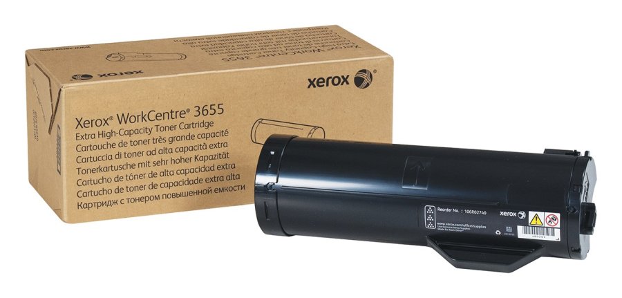 Xerox WorkCentre 3655, sort tonerpatron med ekstrahj kapacitet (25900 sider) #1