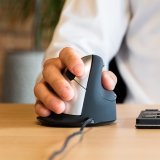 R-Go Tools R-Go HE Mouse, Ergonomisk mus, Stor (over 185mm), Hjre, med kabel #7