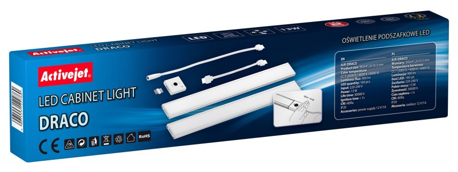 Activejet St med LED-underskabslamper AJE-DRACO #2