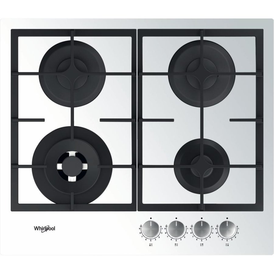 Whirlpool AKTL629/WH Hvid Indbygget 59 cm Gaskomfur 4 zone(s) #1
