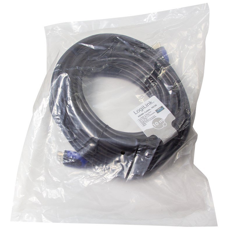 LogiLink CH0066 HDMI-kabel 10 m HDMI Type A (Standard) Sort #6