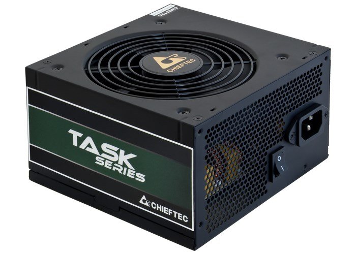 Chieftec Task TPS-500S enhed til str�mforsyning 500 W 24-pin ATX ATX Sort #1