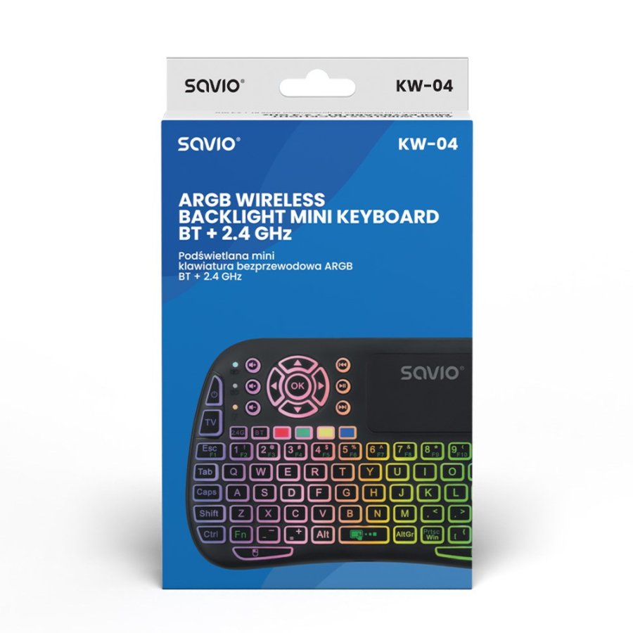 Savio SAVMKW-04 tastatur til mobil enhed QWERTY US engelsk USB Type-C Sort #4