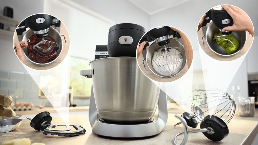 Bosch Serie 6 MUMS6ZS17 foodprocessor 1600 W 5,5 L Sort, Rustfrit stl #6