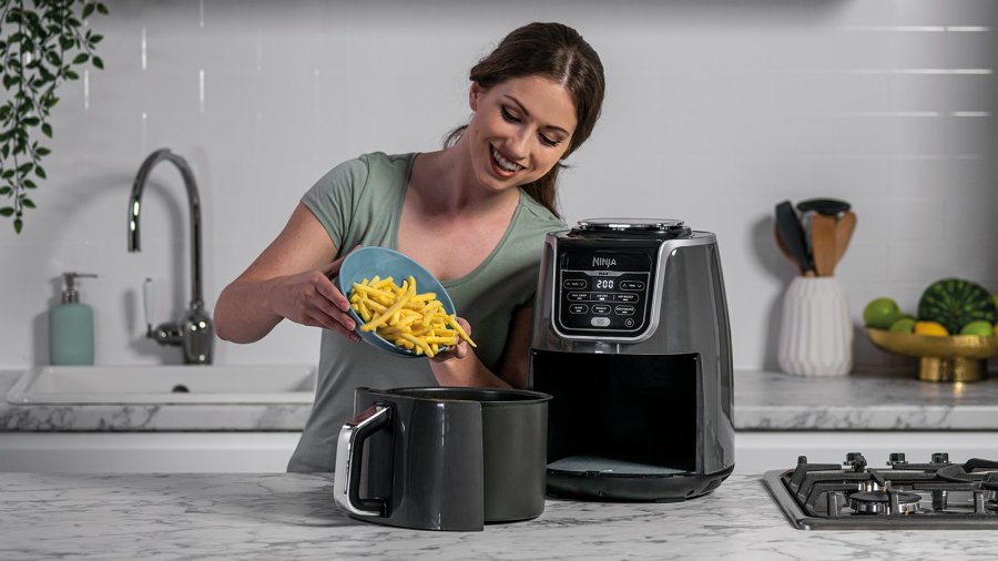 Ninja AF160 Enkelt 5,2 L Enkeltstende 1750 W Varmluftsteger Gr #21
