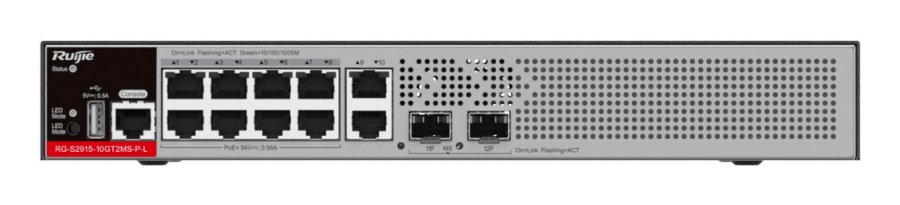 Ruijie Networks RG-S2915-10GT2MS-P-L netv�rksswitch Administreret L2 Gigabit Ethernet (10/100/1000) Str�m over Ethernet (PoE) Gr� #5