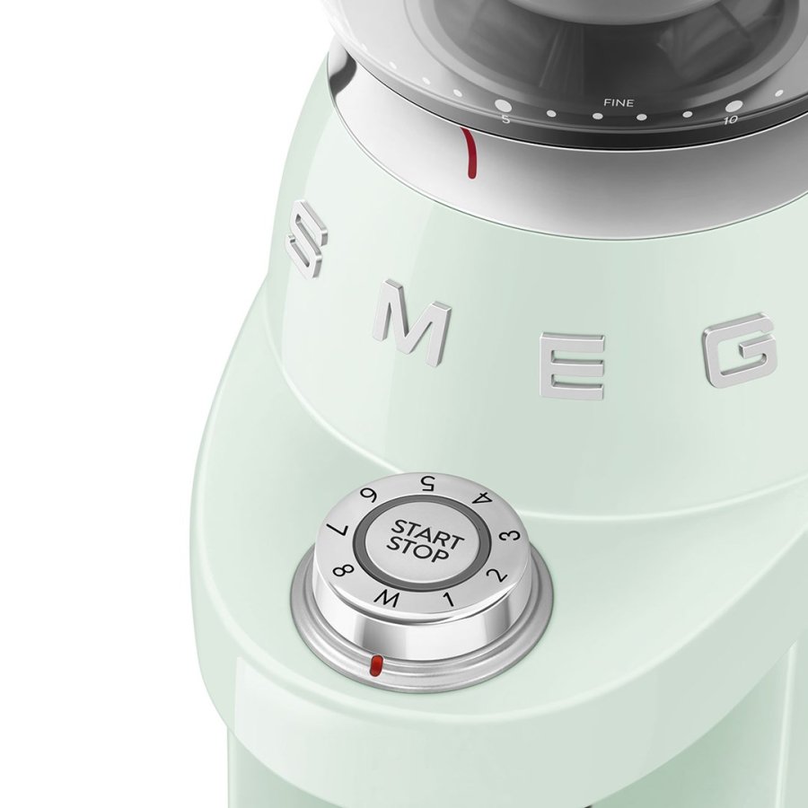 Smeg 50's Style Kaffekv�rn CGF03PGEU Pastelgr�n #7
