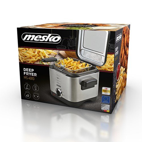 Mesko Home MS 4910 frituregryde Enkelt 1,5 L Enkeltstende 900 W Sort, Satin stl #11