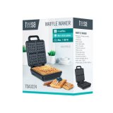 Teesa TSA3224 vaffeljern 4 vaffel/vafler 1100 W Sort, Rustfrit stl #9