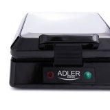 Adler AD 3036 vaffeljern 4 vaffel/vafler 1500 W Sort, Gr� #4