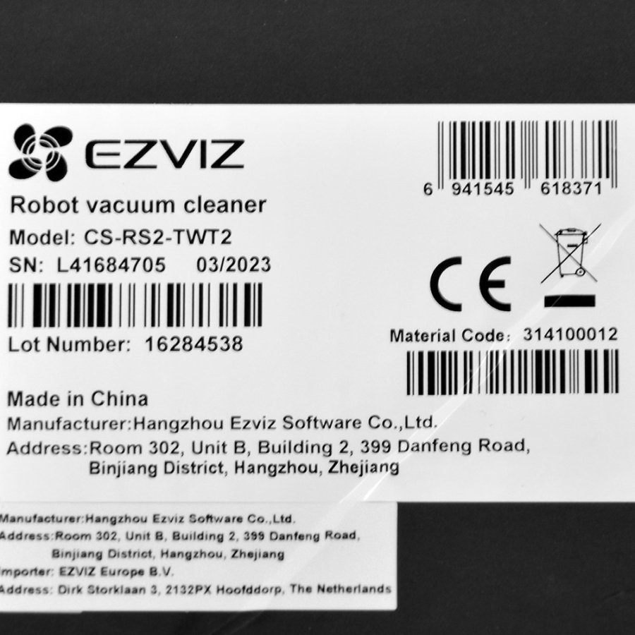 EZVIZ robotstvsuger CS-RS2-TWT2 #15